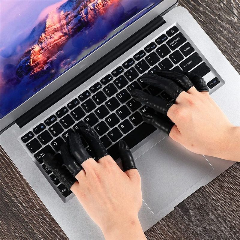 Latex Disposable Glove - B31B 800 Stück Einweg-Latex-Fingerlinge, schützende Fingerspitzenhandschuhe,