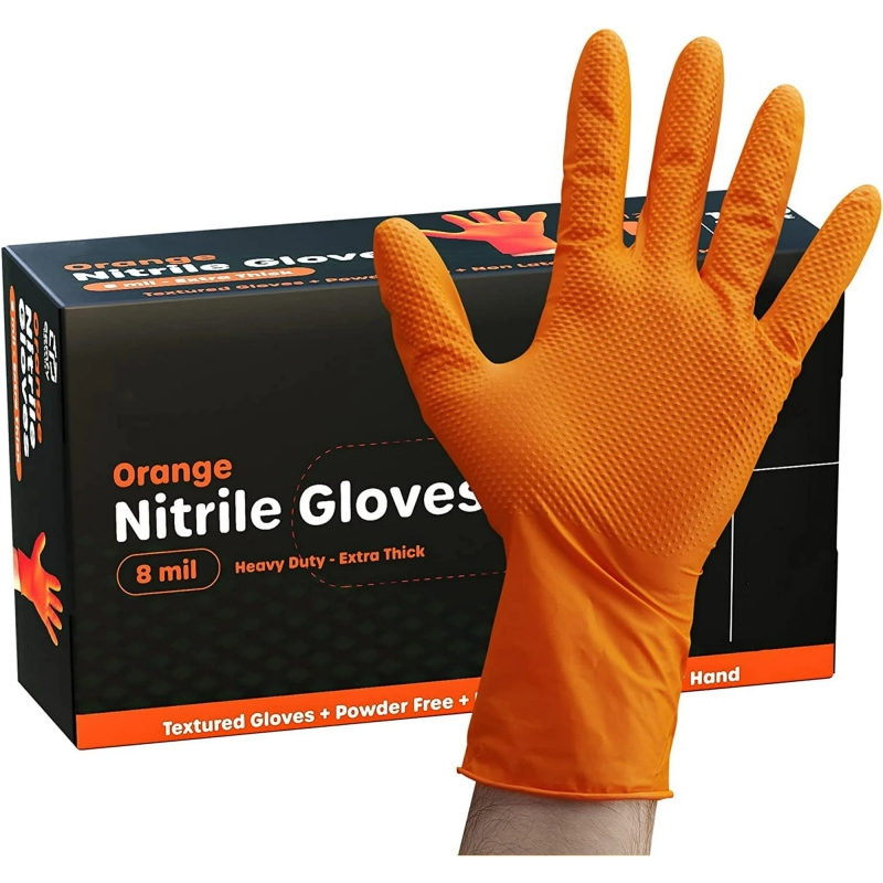 8mil Nitrilhandschuhe, dick, 3 – Nitrile Mechanic Glove Bewertung und Preis